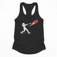 Valentines Day Baseball Batter Silhouette Heart Flowy Tank Valentines Day Baseball Batter Silhouette Heart Flowy Tank
