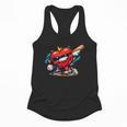 Valentines Day Baseball Dabbing Red Heart Love Boys Flowy Tank Valentines Day Baseball Dabbing Red Heart Love Boys Flowy Tank
