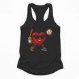 Valentines Day Baseball Red Heart Love Boys Kids Tee Flowy Tank