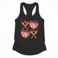 Valentines Day Drip Heart Baseball XOXO Boys Kids Men Sport Flowy Tank