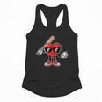 Valentines Day Heart Baseball Player Sports Boys Kids Men Flowy Tank