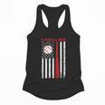 Vintage Baseball Flag Women Baseball Mom Flowy Tank