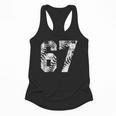 Vintage Baseball Number 67 Jersey Player Uniform Flowy Tank Vintage Baseball Number 67 Jersey Player Uniform Flowy Tank