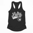 Vintage Baseball Tee Lefty Left Handed Baseball Player Flowy Tank
