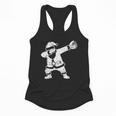 Vintage Dabbing Santa Christmas Baseball Xmas Costume Flowy Tank