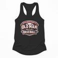 Women's Never Underestimate An Old Man Who Plays Baseball Flowy Tank Women's Never Underestimate An Old Man Who Plays Baseball Flowy Tank