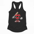 Women's Valentines Day Heart Baseball Player Sports Boys Kids Men Flowy Tank
