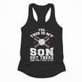 Yes This Is My Son Out Baseball Mom Flowy Tank Yes This Is My Son Out Baseball Mom Flowy Tank
