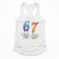 67 Meme Baseball Kids Girls Humor Number 6 7 Flowy Tank 67 Meme Baseball Kids Girls Humor Number 6 7 Flowy Tank