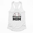American Flag Patriotic Game Day Baseball Mom Flowy Tank