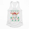 Baseball Christmas Ugly Sweater Santa Sport Men Kids Flowy Tank
