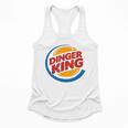 Baseball Dinger King Logo For Home Run Players And Fan Flowy Tank