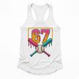 Baseball Ice Cream Drip Number 67 Player 67th Birthday Premium Tri-Blend Flowy Tank Baseball Ice Cream Drip Number 67 Player 67th Birthday Premium Tri-Blend Flowy Tank