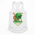 Baseball Life Style Ice Cream Drip Green Premium Tri-Blend Flowy Tank
