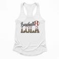 Baseball Lola Women BallPark Lola Baseball Mom Mother's Day Flowy Tank