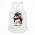 Baseball Mom Basketball Mom Of Both Messy Bun Mother's Day Flowy Tank Baseball Mom Basketball Mom Of Both Messy Bun Mother's Day Flowy Tank