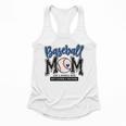 Baseball Mom Blue Varsity Baseball Mama Cute Mother's Day Flowy Tank