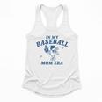 In My Baseball Mom Era Retro Game Day Mama Groovy Season Raglan Baseball Tee Flowy Tank