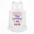 Baseball Mom Loud & Proud Since 1972 Raglan Baseball Tee Flowy Tank