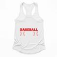 Baseball Mom Loud Proud Quote Game Day Sports Mama Saying Flowy Tank