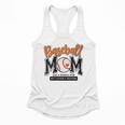 Baseball Mom Orange Varsity Baseball Mama Cute Mother's Day Flowy Tank