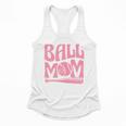 Baseball Mom Pride Heart And Bat Love Game Day Flowy Tank
