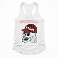 Baseball Mom Skull Sports Skeleton Flowy Tank