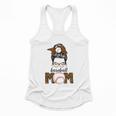 Baseball Mom Women Messy Bun Leopard Mother's Day Flowy Tank Baseball Mom Women Messy Bun Leopard Mother's Day Flowy Tank