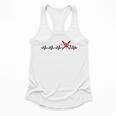 Baseball Softball Baseball Mom Heartbeat Baseball Flowy Tank