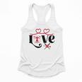 Baseball Softball Baseball Mom LOVE Baseball Premium Tri-Blend Flowy Tank