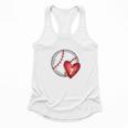 Bleached Custom Baseball Mom Number 7 Heart For Mom Flowy Tank