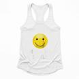 Boobies Make Me Smile Mardi Gras Raglan Baseball Tee Flowy Tank