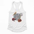 My Boy Might Not Always Swing Baseball Mom Premium Flowy Tank