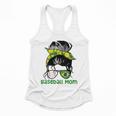 Brazil Baseball Mom Messy Bun Flowy Tank