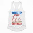 Bruh It's My 2nd Birthday Boy Baseball Themed Party Flowy Tank