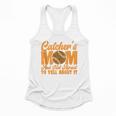 Catcher's Mom And Not Afraid Leopard Baseball Mom Flowy Tank Catcher's Mom And Not Afraid Leopard Baseball Mom Flowy Tank