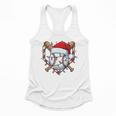 Christmas Baseball Santa Hat For Baseball Players Fans Flowy Tank