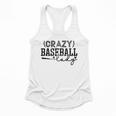 Crazy Baseball Lady Baseball Mom Sporty Humor Flowy Tank