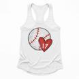 Custom Baseball Mom Number 17 Heart For Mom Mommy Premium Flowy Tank