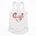 Cute Baseball Mom Heart Mother's Day Sport Mama Mom Life Flowy Tank
