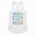 Don’t Hear What I Didn’t Say Autism Awareness Valentine Raglan Baseball Tee Flowy Tank