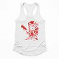 Drippy Baseball Mascot Valentine Heart Glasses Cartoon Flowy Tank Drippy Baseball Mascot Valentine Heart Glasses Cartoon Flowy Tank