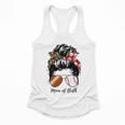 Football Mom Baseball Mom Of Both Messy Bun Mother's Day Premium Tri-Blend Flowy Tank Football Mom Baseball Mom Of Both Messy Bun Mother's Day Premium Tri-Blend Flowy Tank