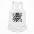 Game Day Baseball Retro Checkered Baseball Flowy Tank
