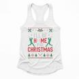 I’Ll Be Home For Christmas Baseball Ugly Sweater Art Flowy Tank I’Ll Be Home For Christmas Baseball Ugly Sweater Art Flowy Tank