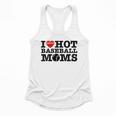 I Love Hot Baseball Moms Heart Sport Fan For Women Men Flowy Tank