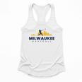 Milwaukee Baseball Minimalist City Skyline Baseball Lover Flowy Tank