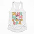 In My Mom Of Ballers Era Groovy Volleyball Baseball Mom Cute Flowy Tank