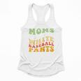 Moms Against Baseball Pants Retro Baseball Mom Raglan Baseball Tee Flowy Tank