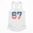 Number 67 USA Raglan Baseball Tee Flowy Tank